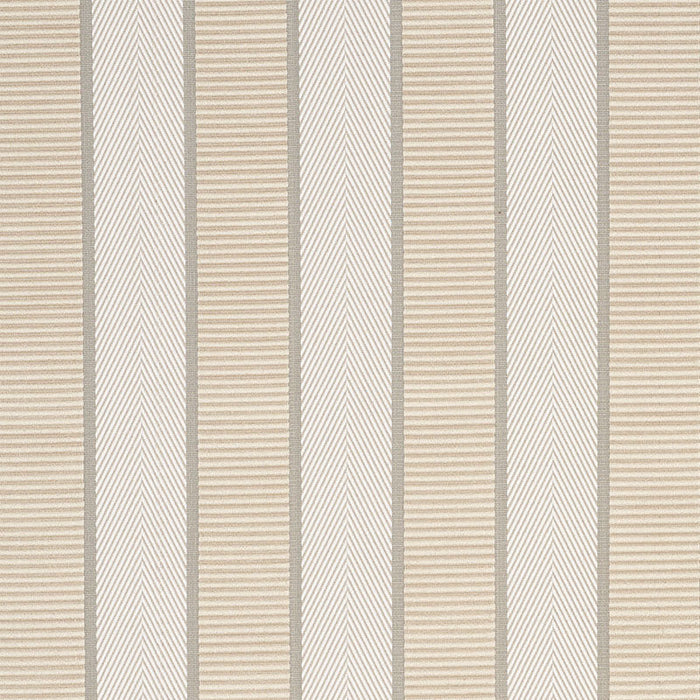 Schumacher Ribbon Stripe Champagne Fabric Sample 77101