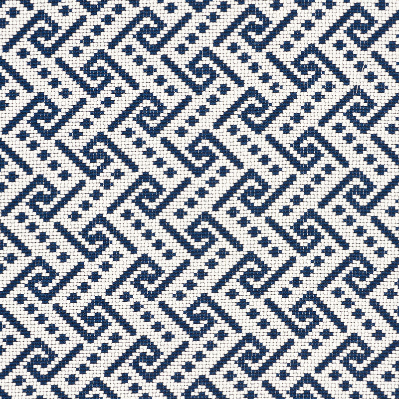 Schumacher Ionic Weave Pacific Fabric Sample 77120