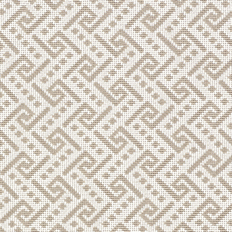 Schumacher Ionic Weave Dune Fabric Sample 77121