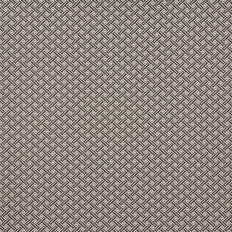 Schumacher Ionic Weave Black Fabric 77122