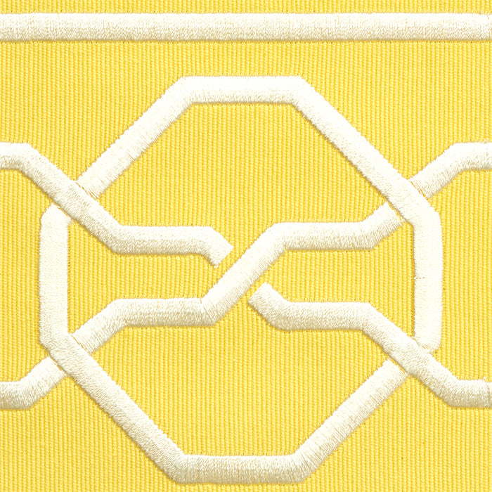 Schumacher Malmaison Tape Yellow Trim 77352