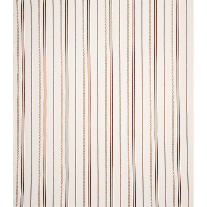 Schumacher Kayenta Stripe Neutral Fabric Sample 77450