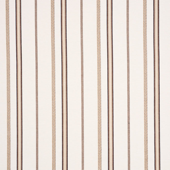 Schumacher Kayenta Stripe Neutral Fabric Sample 77450