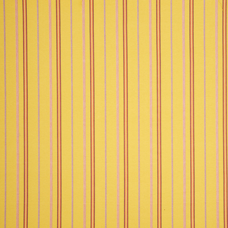 Schumacher Kayenta Stripe Yellow Fabric 77452