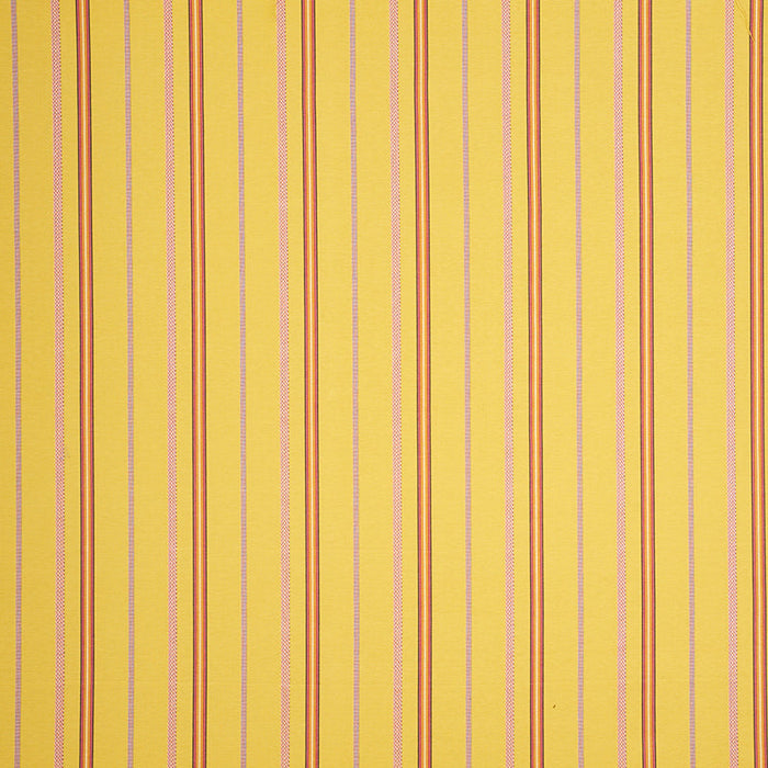 Schumacher Kayenta Stripe Yellow Fabric Sample 77452