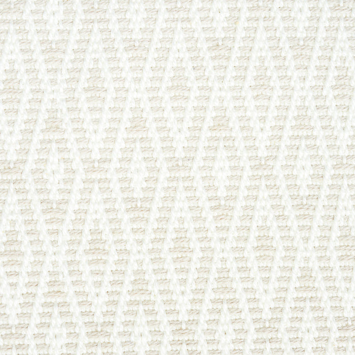 Schumacher Derby Diamond Performance Ivory Fabric Sample 77520