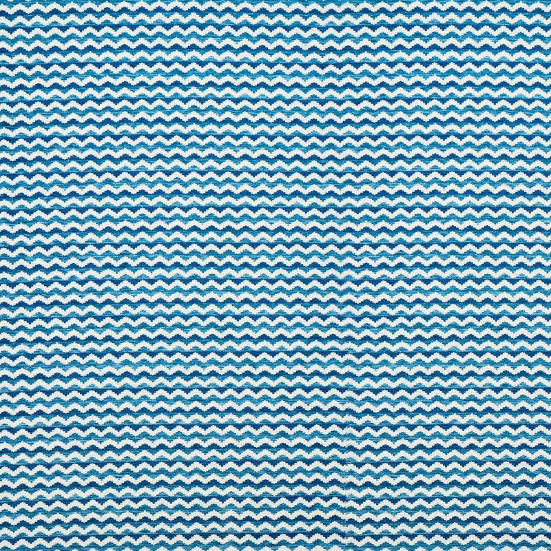 Schumacher Roebuck Performance Blue Fabric 77541