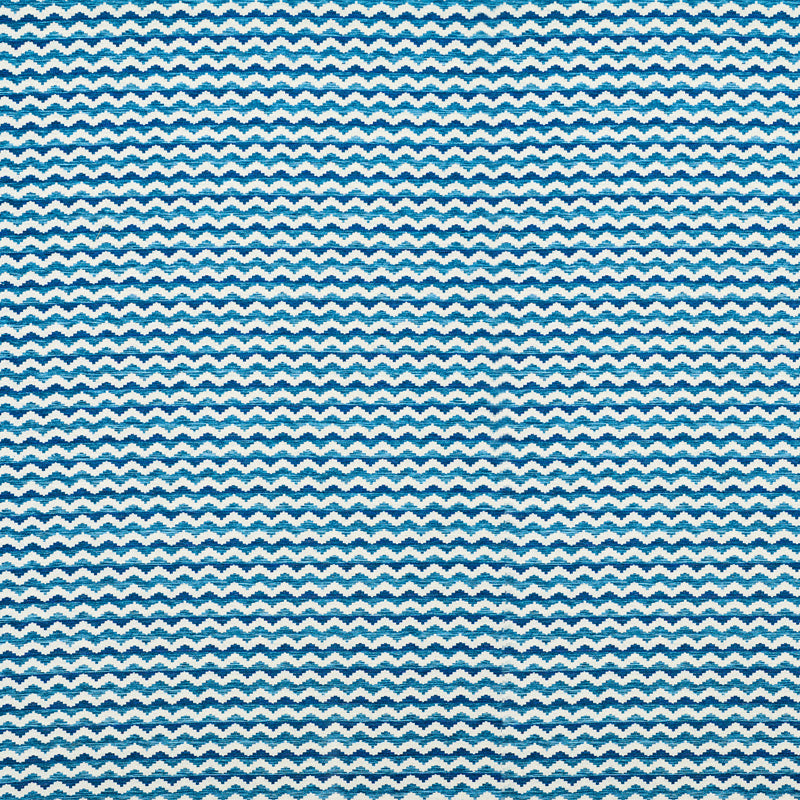 Schumacher Roebuck Performance Blue Fabric Sample 77541