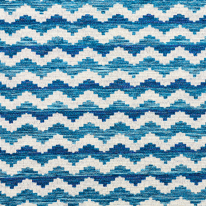 Schumacher Roebuck Performance Blue Fabric Sample 77541