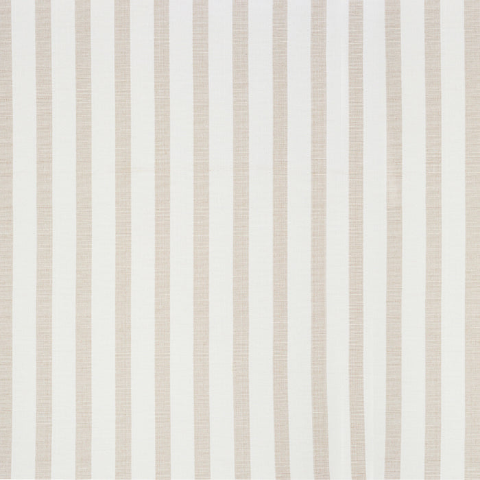 Schumacher Ketley Performance Stripe Natural Fabric 77560