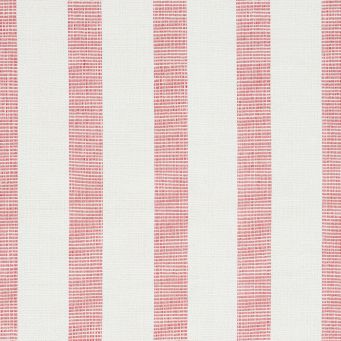 Schumacher Ketley Performance Stripe Red Fabric Sample 77561