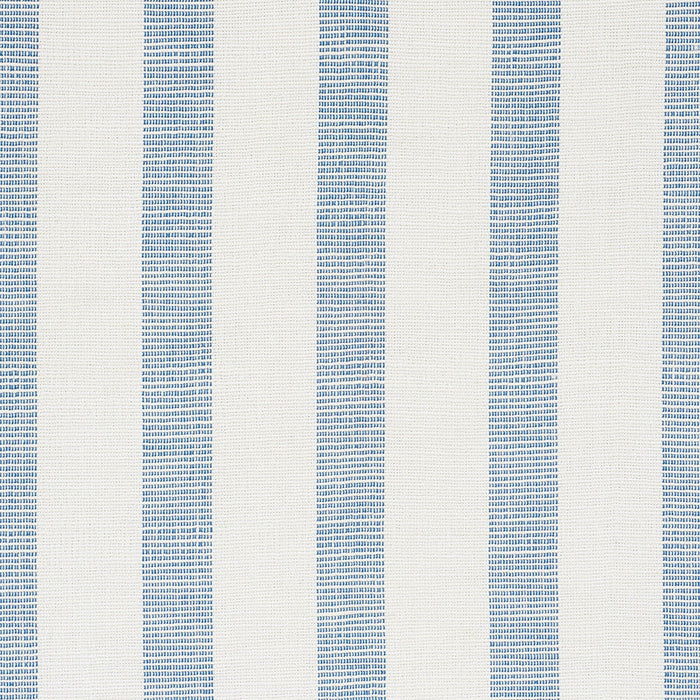 Schumacher Ketley Performance Stripe Blue Fabric Sample 77562