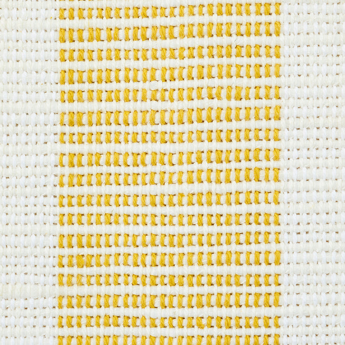 Schumacher Ketley Performance Stripe Yellow Fabric 77563