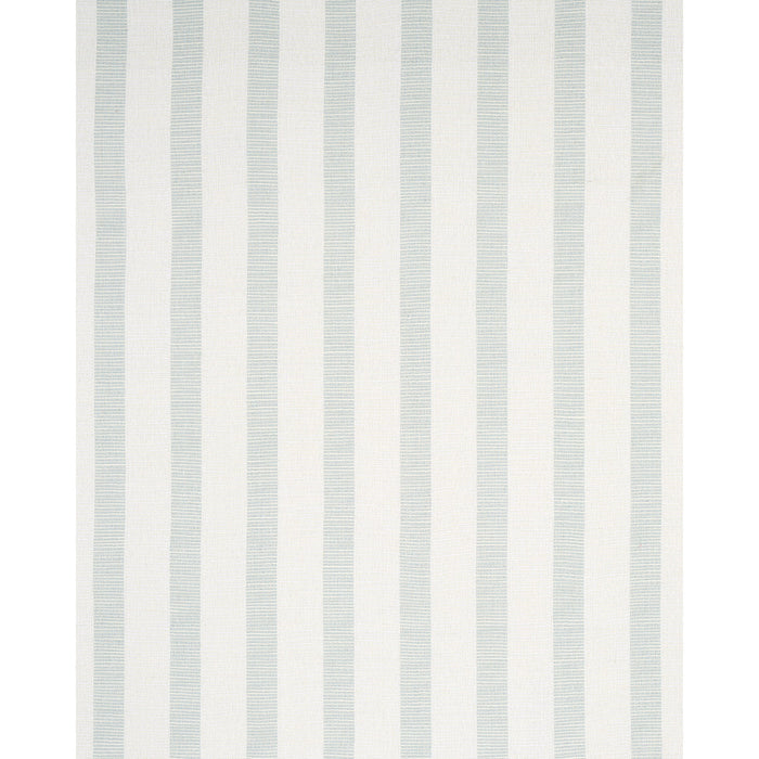 Schumacher Ketley Performance Stripe Color Sky Fabric Sample 77564