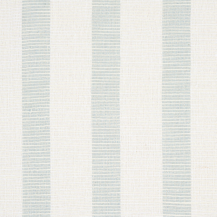 Schumacher Ketley Performance Stripe Color Sky Fabric Sample 77564