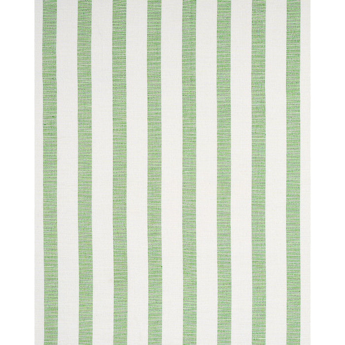 Schumacher Ketley Performance Stripe Green Fabric Sample 77565