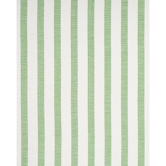 Schumacher Ketley Performance Stripe Green Fabric 77565