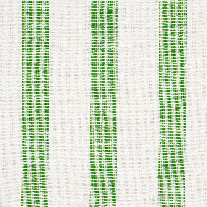 Schumacher Ketley Performance Stripe Green Fabric 77565