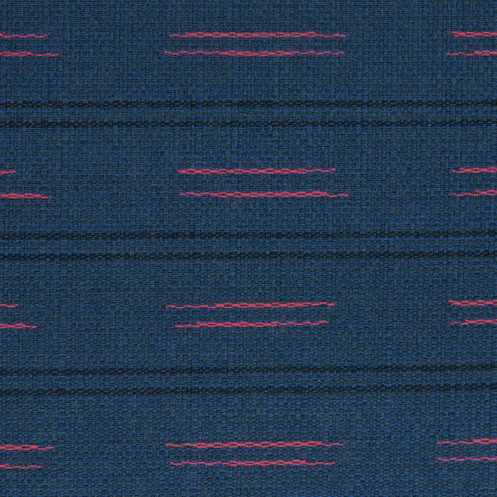 Schumacher Ainsley Stripe Indoor/Outdoor Navy Fabric Sample 78581