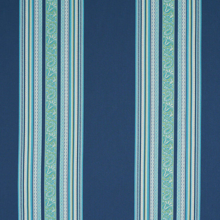 Schumacher Markova Stripe Navy Fabric Sample 78602