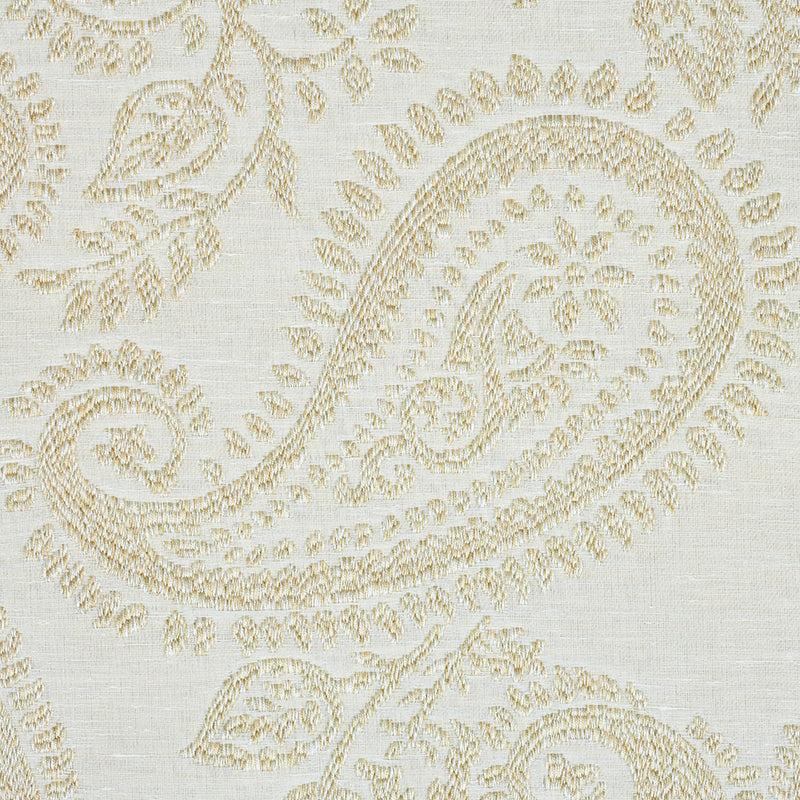 Schumacher Milena Paisley Natural Fabric 78720