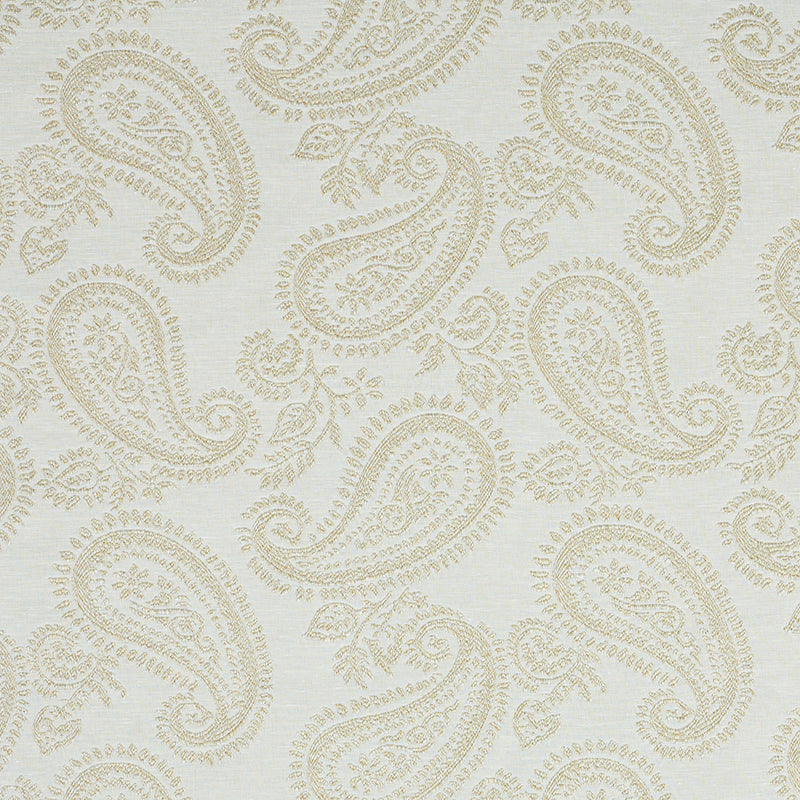 Schumacher Milena Paisley Natural Fabric 78720