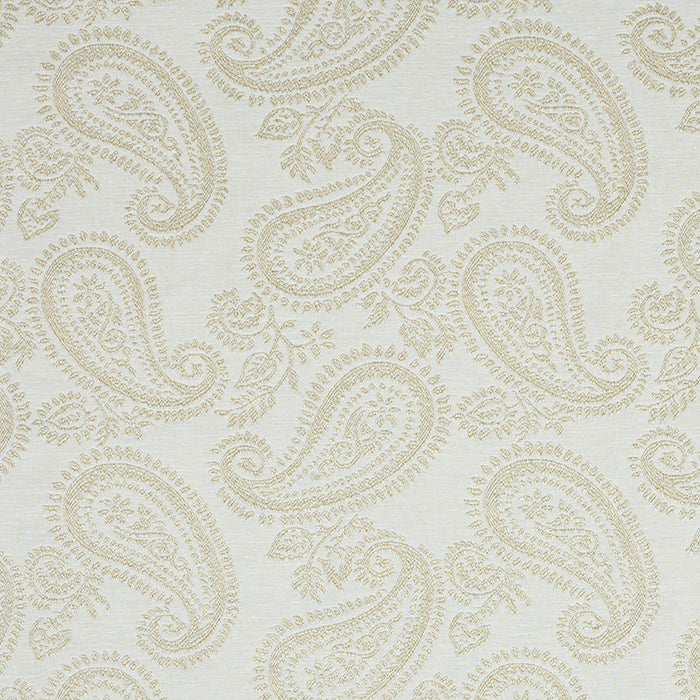 Schumacher Milena Paisley Natural Fabric Sample 78720