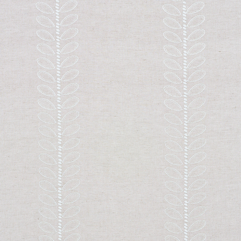 Schumacher Camile Embroidery Natural Fabric 78741