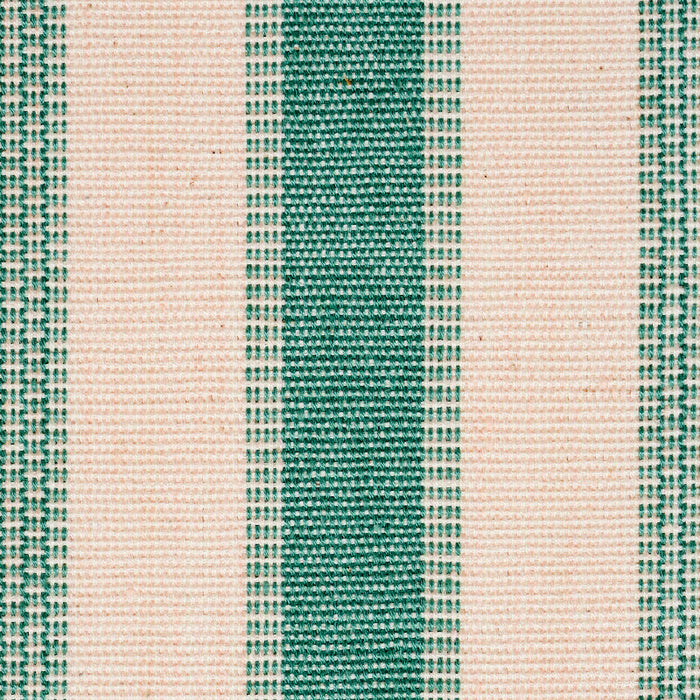 Schumacher Ipala Hand Woven Stripe Duck Egg Fabric Sample 78832