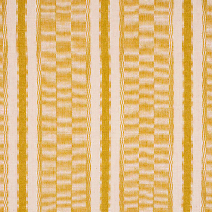 Schumacher Ipala Hand Woven Stripe Yellow Fabric 78833