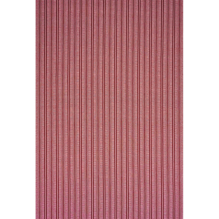 Schumacher Panan Hand Woven Stripe Claret Fabric Sample 78850