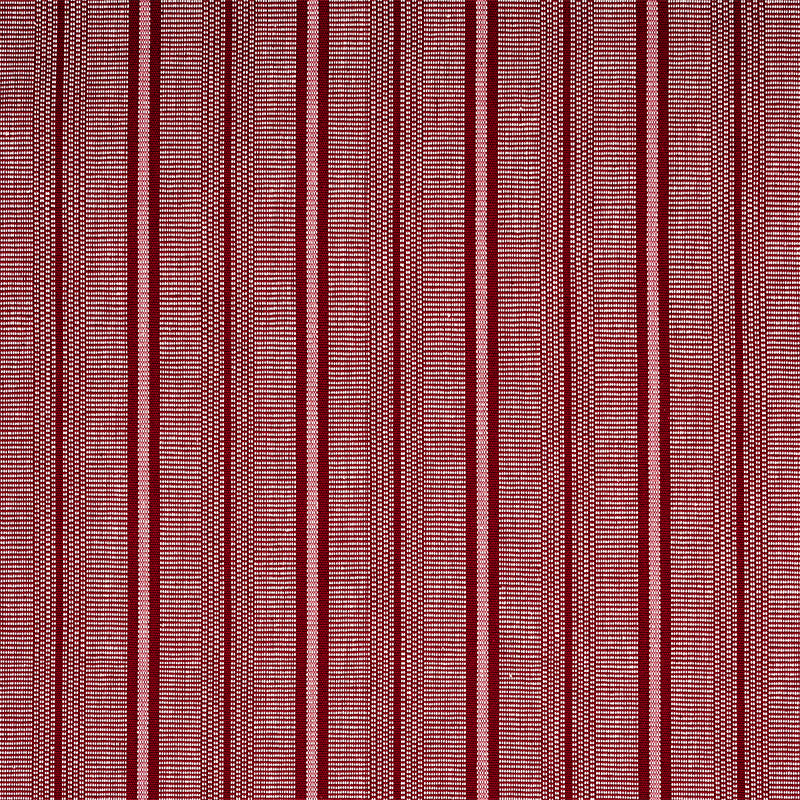 Schumacher Panan Hand Woven Stripe Claret Fabric 78850