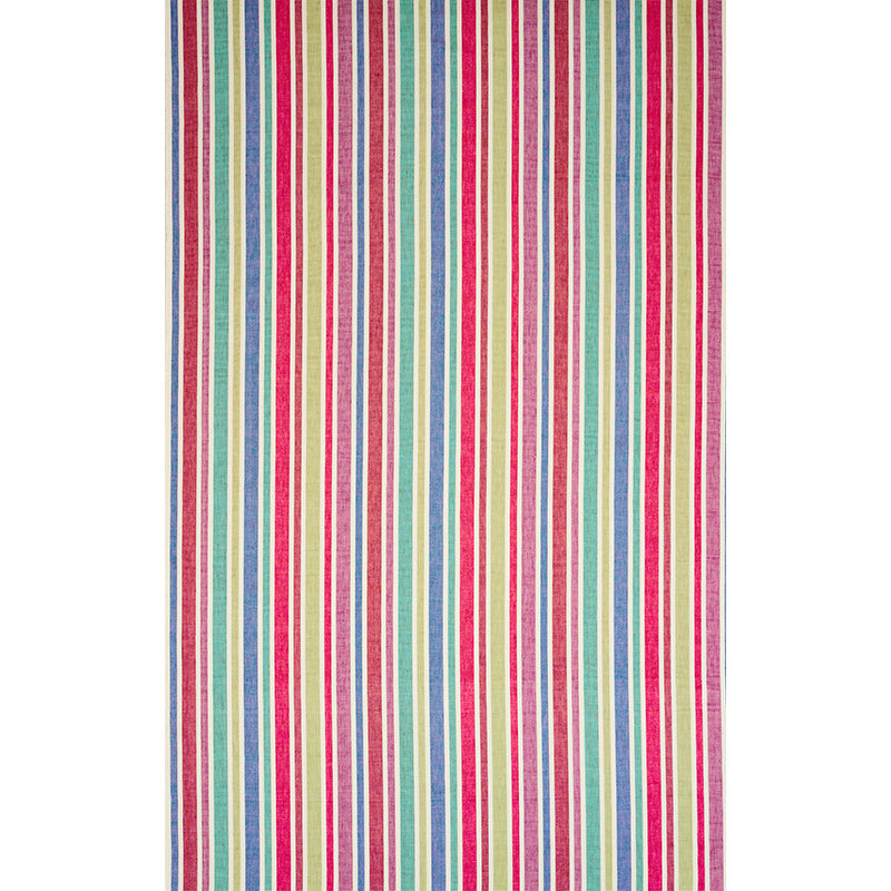 Schumacher Circo Hand Woven Stripe Carnival Fabric Sample 78860