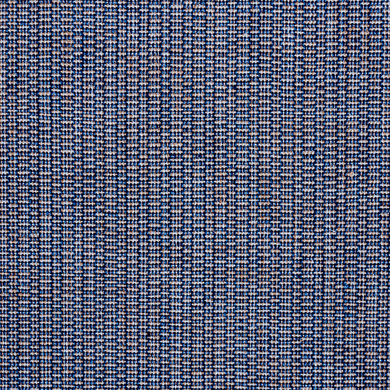 Schumacher Ispa Hand Woven Plain Indigo Fabric 78870