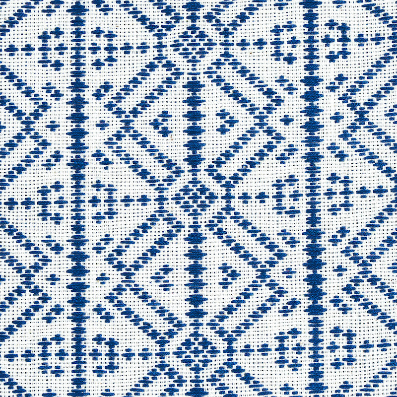 Schumacher Poxte Hand Woven Navy Fabric Sample 78891