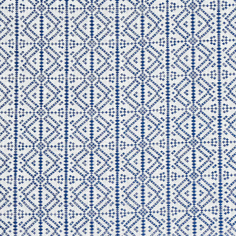 Schumacher Poxte Hand Woven Navy Fabric 78891