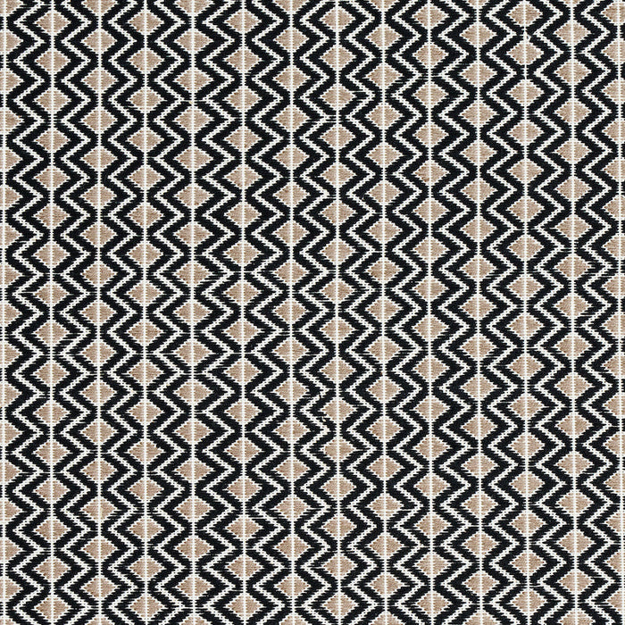 Schumacher Pinula Hand Woven Black Fabric Sample 78910