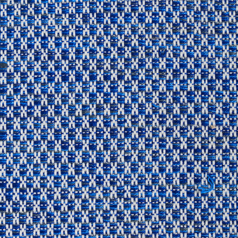 Schumacher Momo Hand Woven Texture Blue Fabric 78932