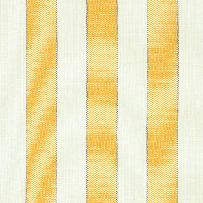 Schumacher Blumont Stripe Indoor/Outdoor Yellow Fabric Sample 79052