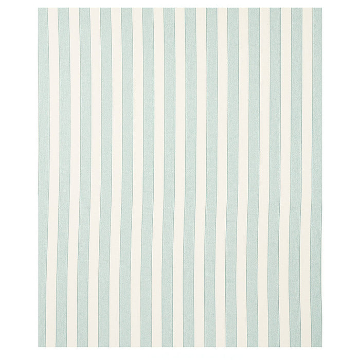 Schumacher Blumont Stripe Indoor/Outdoor Aqua Fabric Sample 79053