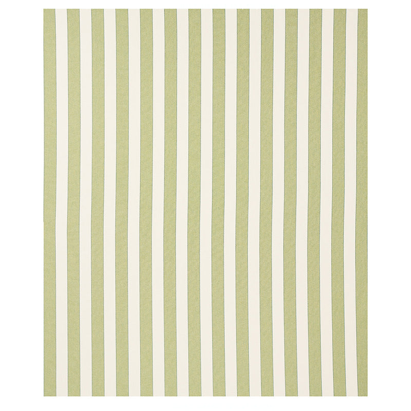 Schumacher Blumont Stripe Indoor/Outdoor Green Fabric 79055