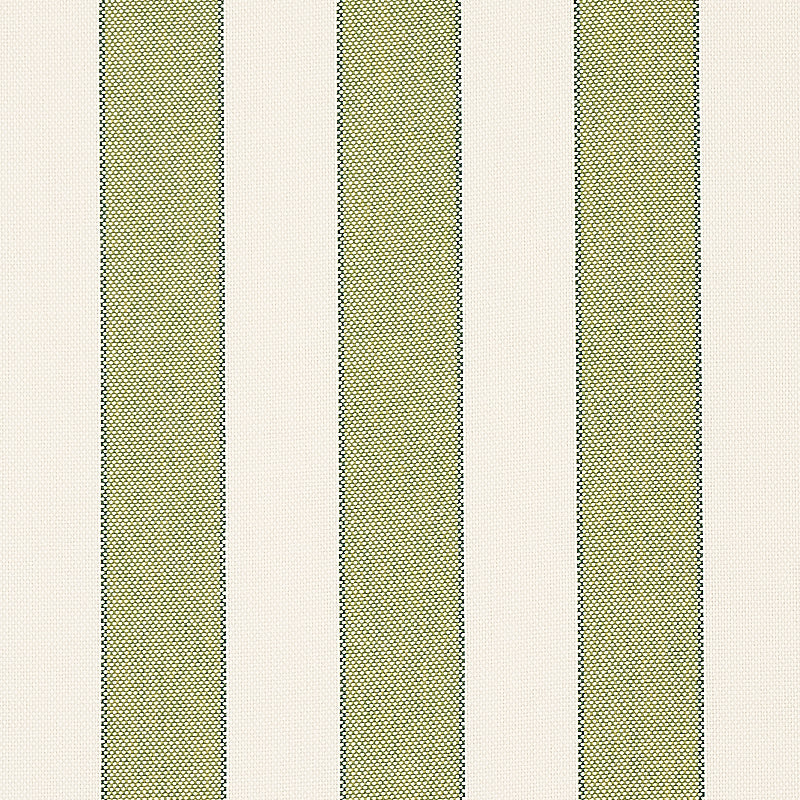 Schumacher Blumont Stripe Indoor/Outdoor Green Fabric Sample 79055