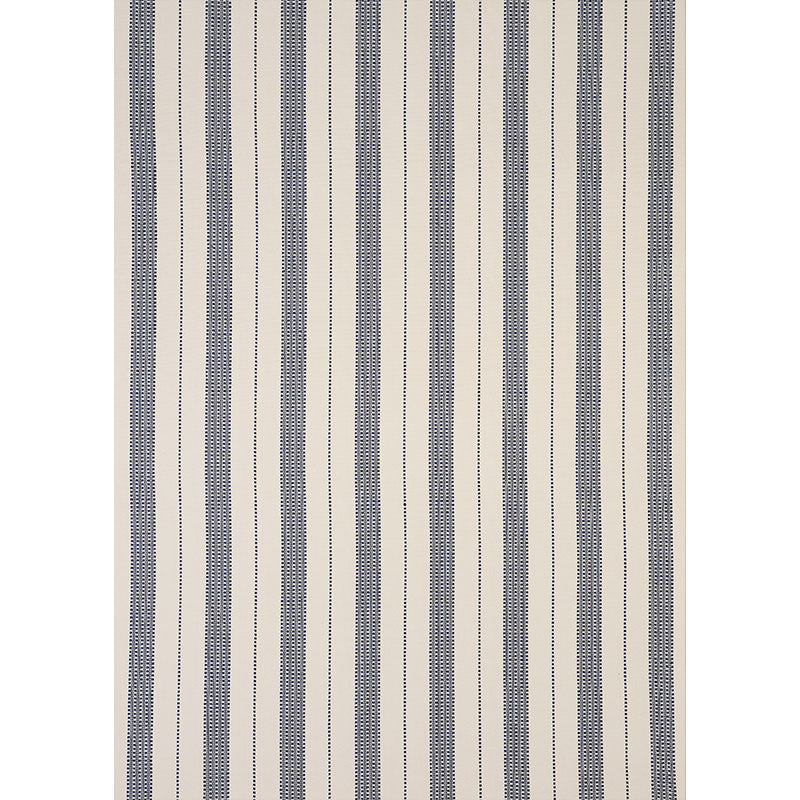 Schumacher Lubeck Stripe Navy Fabric 79090