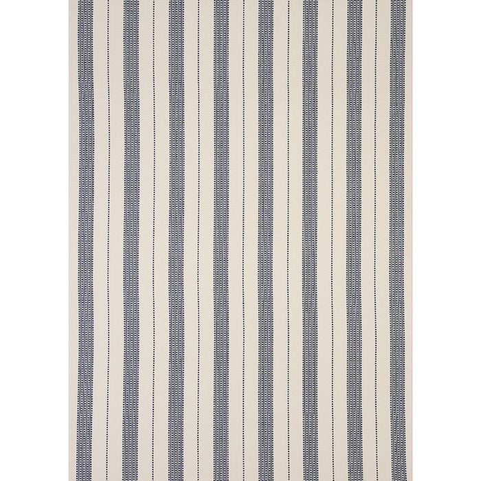 Schumacher Lubeck Stripe Navy Fabric 79090