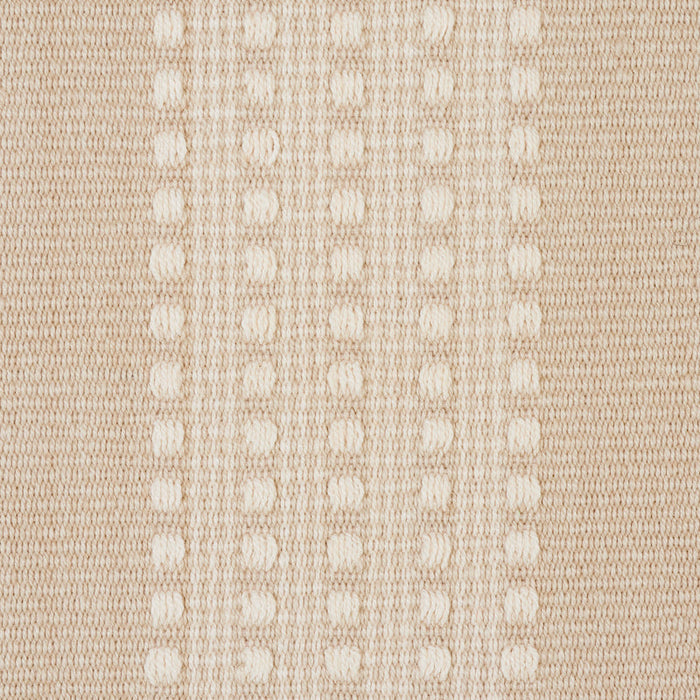 Schumacher Lubeck Stripe Natural Fabric Sample 79091