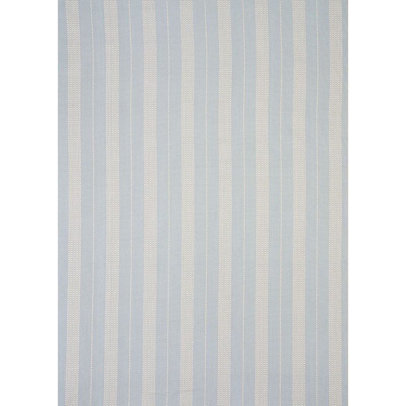 Schumacher Lubeck Stripe Sky Fabric 79092