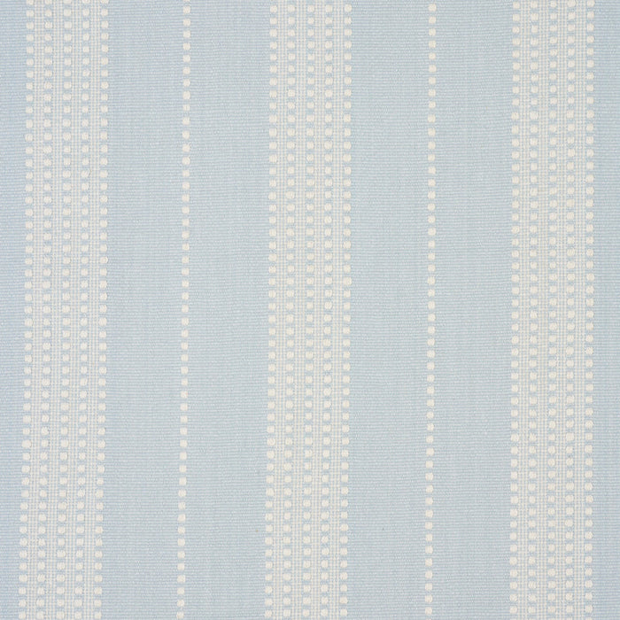 Schumacher Lubeck Stripe Sky Fabric Sample 79092