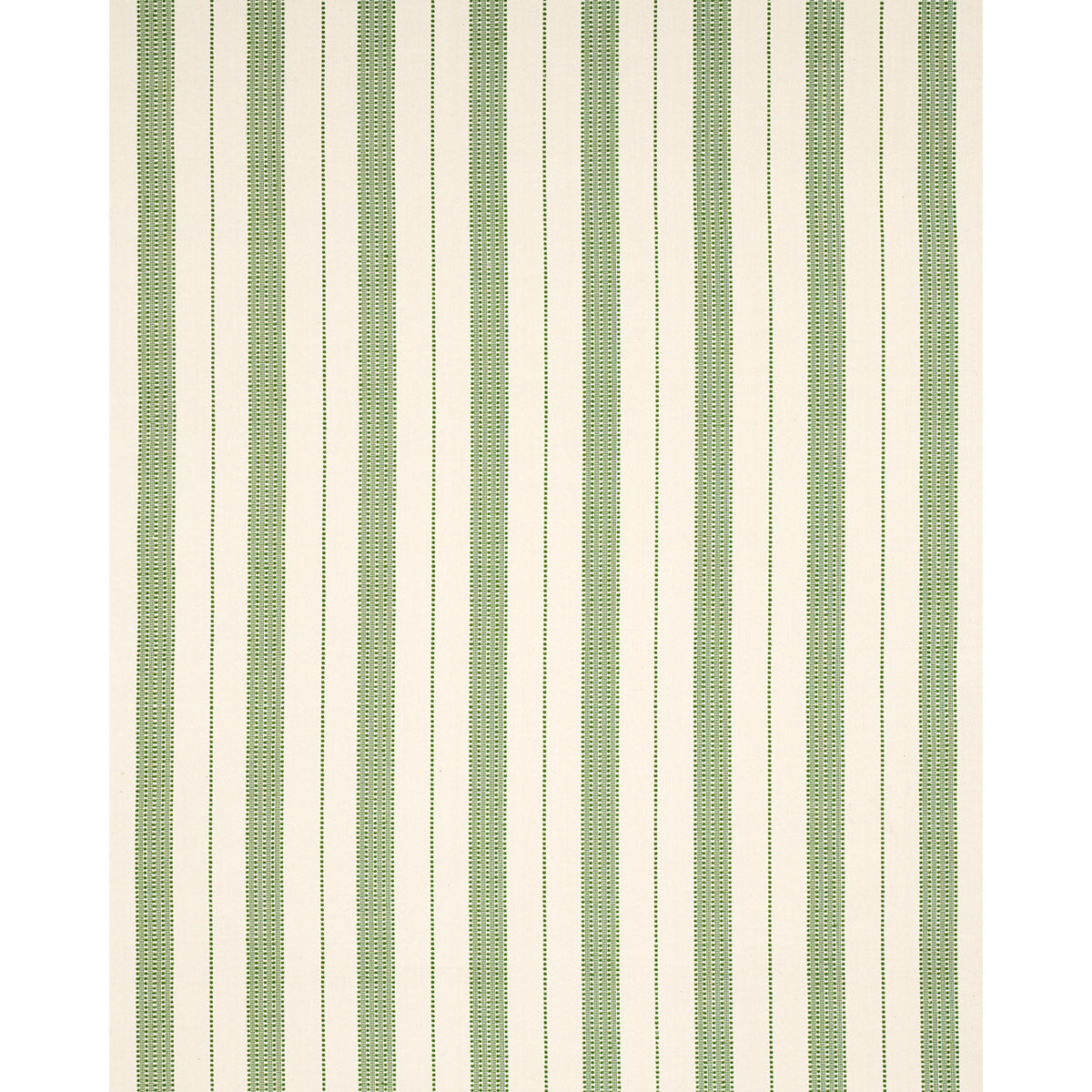 Schumacher Lubeck Stripe Green Fabric Sample 79093