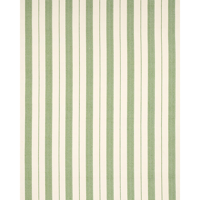 Schumacher Lubeck Stripe Green Fabric 79093