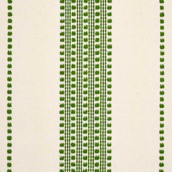 Schumacher Lubeck Stripe Green Fabric 79093